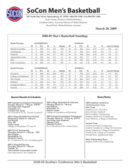 SoCon Men`s Basketball