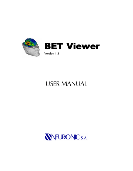 Working with BET Viewer
