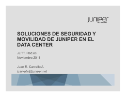 soluciones de seguridad y movilidad de juniper en el data