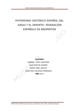 federación española de bádminton