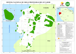 sistema nacional de áreas protegidas del ecuador