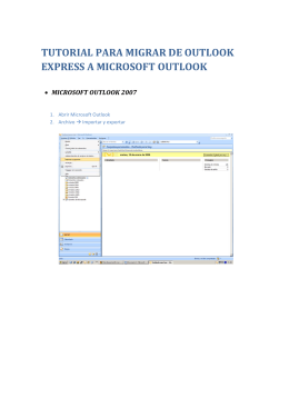 tutorial para migrar de outlook express a microsoft outlook