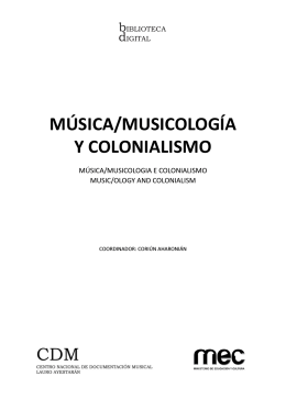 Versión blanco y negro - CDM | Centro Nacional de Documentación