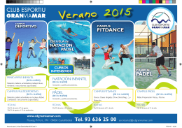 Verano 2015 - Club Deportivo Avv Gran Via Mar