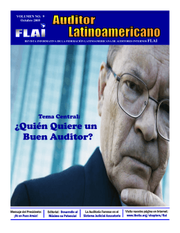 Revista FLAI - Volumen 10 - The Institute of Internal Auditors