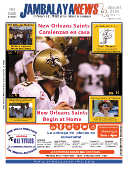 New Orleans Saints Comienzan en casa - logo