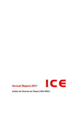 Document anual ICE 2011