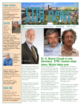 Special! Colón talk - Smithsonian Tropical Research Institute
