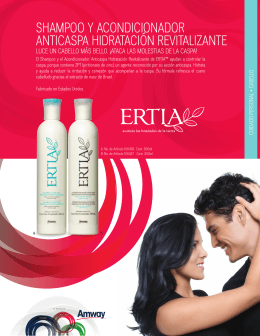 shampoo y acondicionador anticaspa hidratación revitalizante