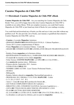Cuentos Mapuches de Chile pdf - Excel Equipment Company Inc.