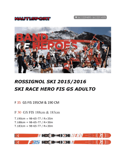 ROSSIGNOL SKI 2015/2016 SKI RACE HERO FIS