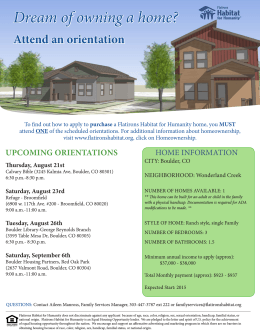 Dream of owning a home? Attend an orientation