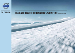 ROAD AND TRAFFIC INFORMATION SYSTEM - RTI L:7 :9>I
