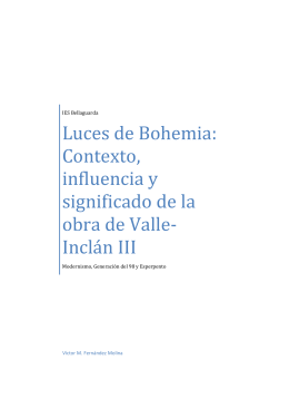Luces de Bohemia III - Aula virtual de lengua y literatura Bachillerato