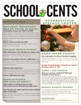 superstition springs center holiday shopping helps your school earn