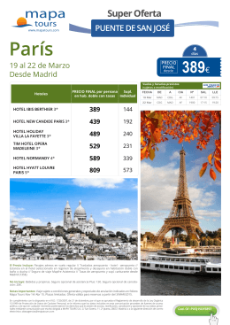 París - Mapa Tours