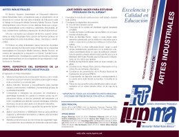 Descargar folleto - IUPMA. Instituto Universitario Pedagógico