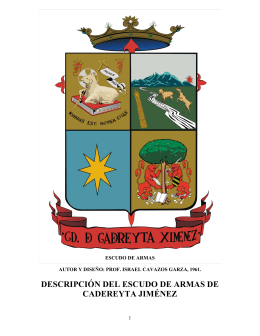 Escudo de Armas - Cadereyta Jimenez