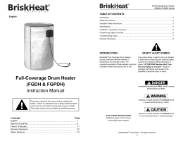 Full-Coverage Drum Heater (FGDH & FGPDH