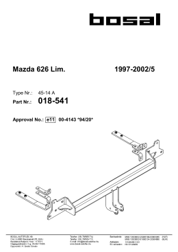Mazda 626 Lim. 1997