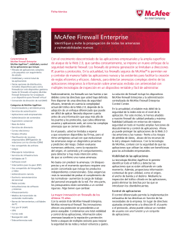 McAfee Firewall Enterprise