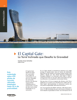 El Capital Gate: La Torre Inclinada que Desafía la Gravedad