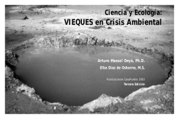 VIEQUES en Crisis Ambiental - Recinto Universitario de Mayagüez