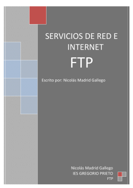 SERVICIOS DE RED E INTERNET