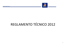 REGLAMENTO TÉCNICO 2012 - Real Federación Española de