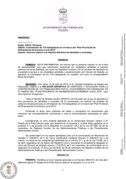 anuncio completo - Ayuntamiento Fuensalida