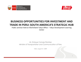 BUSINESS OPPORTUNITIES FOR INVESTMENT AND TRADE IN