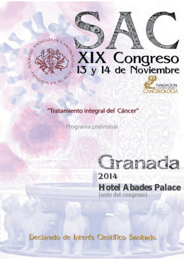 Hotel Abades Palace - Sociedad Andaluza de Cancerología