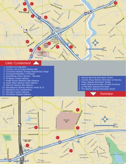 2015 Convention Planner Map Cobb