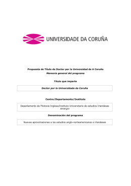 Obtener más información - Universidade da Coruña