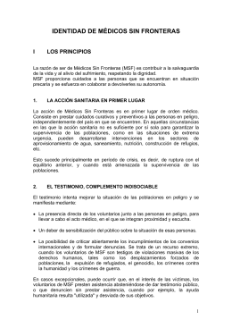 PDF - Identidad MSF - Médicos Sin Fronteras