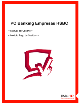 PC Banking Empresas HSBC