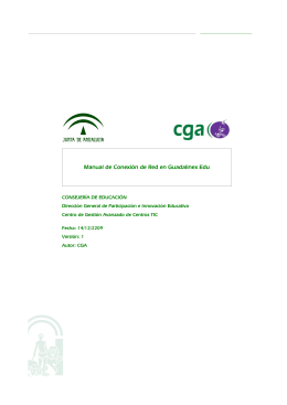 1) Manual de Conexión de Red en Guadalinex Edu