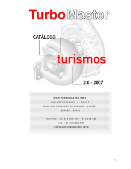 Catálogo de Turismos 2007