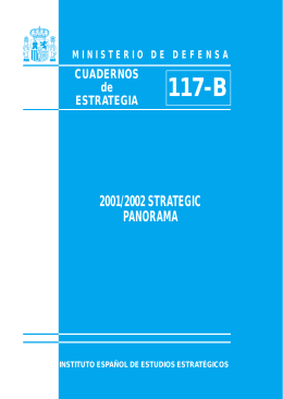 2001/2002 STRATEGIC PANORAMA - Instituto Español de Estudios