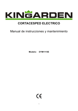 CORTACESPED ELECTRICO Manual de instrucciones y