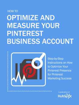 optimize and measure your pinterest business account