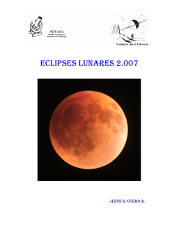 Eclipses Lunares de 2007 desde Venezuela