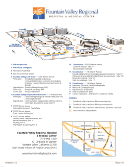 Fountain Valley Regional Hospital & Medical Center (714) 966