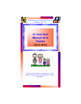 Manual de la Familia 2015-2016 - Community Coordinated Care for