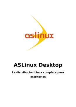 ASLinux Desktop - Activa Sistemas