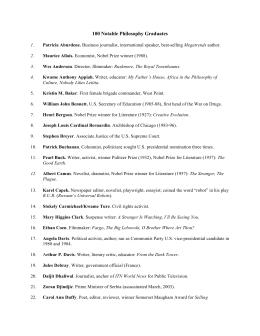 100 Notable Philosophy Graduates