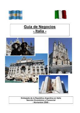 Guía de Negocios - Italia -