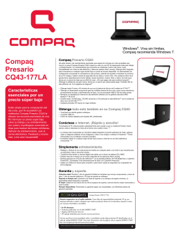 Compaq Presario CQ43-177LA