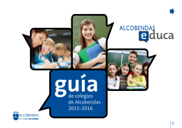 de colegios de Alcobendas 2015-2016