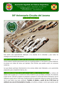 50ª Aniversario Circuito del Jarama